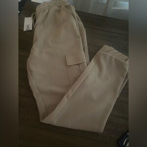 Urban Planet Beige Cargo Joggers